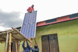 Solar panel installation